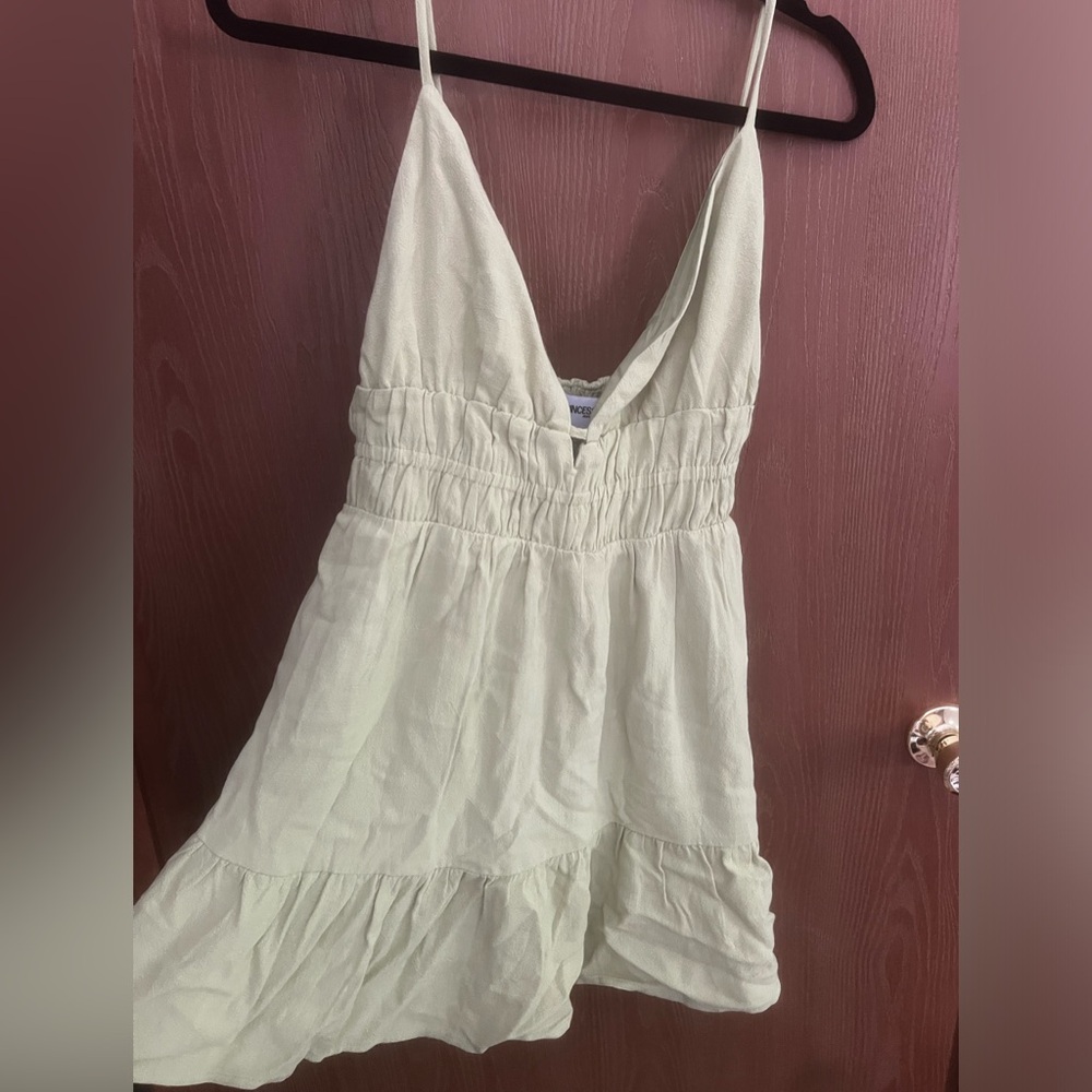 White sun dress